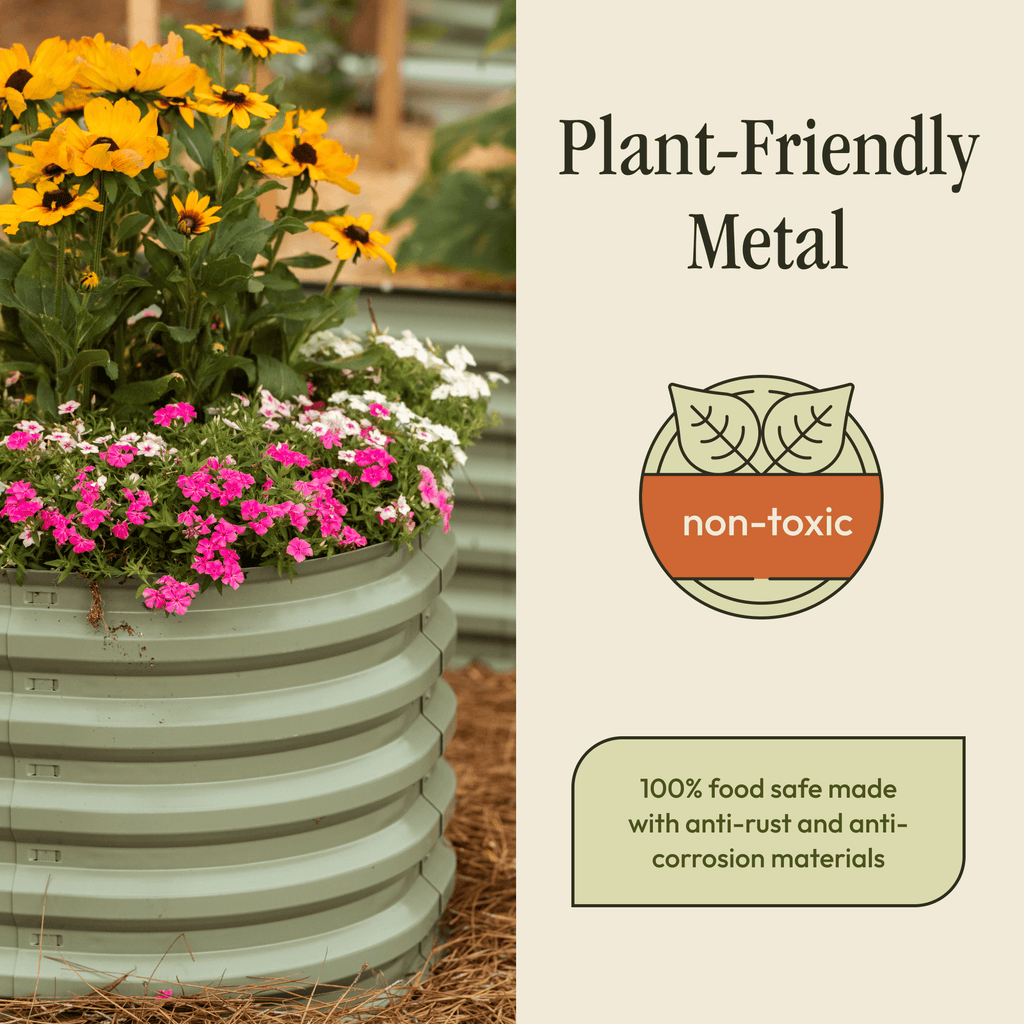 Raised Garden Bed – Durable Outdoor Planter Box for Vegetables, Herbs & Flowers