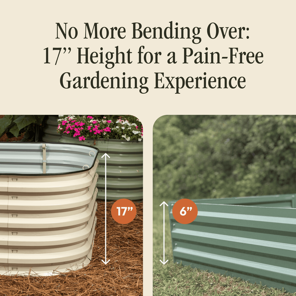Raised Garden Bed – Durable Outdoor Planter Box for Vegetables, Herbs & Flowers